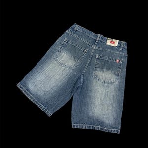 Vintage Southpole Denim Shortsb Size: 36 | Y2K Baggy Jeans Shorts | 2000s Hip Hop Streetwear| Men&#39;s Urban Wear | Grunge Skater Jorts