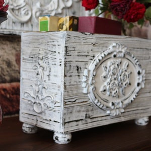 Vintage Style Holzkiste / Pflanzer,dekorative Box,Blumenhalter,Holzkiste,Küche Organizer
