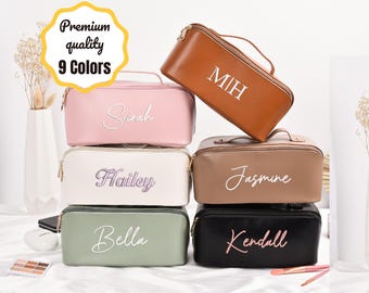 Personalized makeup bag,personalized embroidery,make up bag,dopp kit,spa gift for her,bridesmaid gift,girls weekend gifts,girls trip gifts