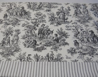 Black Toile Valance Etsy