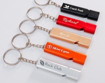 Personalized outdoor survival whistle, dual tube high-frequency whistle,aluminum alloy whistle core emergency whistle,rescue whistle