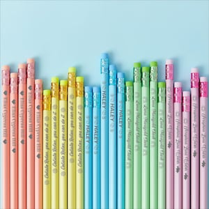 Bulk Wedding Favors,Personalized pencils,Wedding Gifts,Back to School Gifts,Teacher,Birthday Gifts,Student Pencils,Bridesmaid Gifts