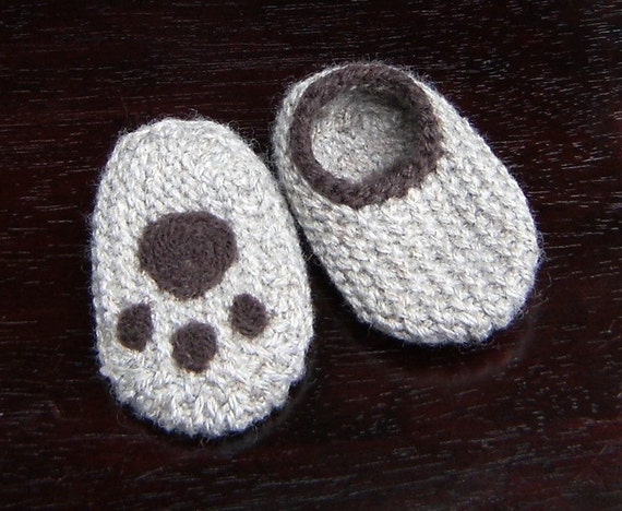 wool baby slippers