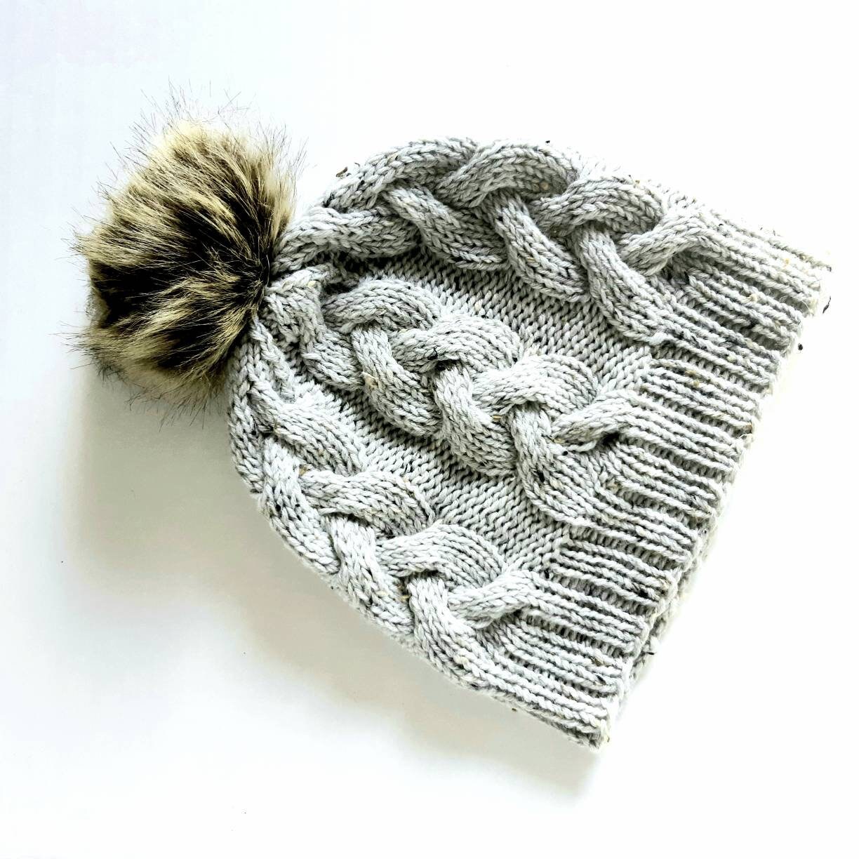 Knitting Pattern 3 Pack - Cable Beanies - Instant Download PDF ...