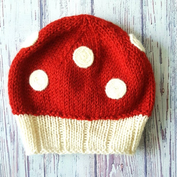 Wool Mushroom Hat - Family Sizes