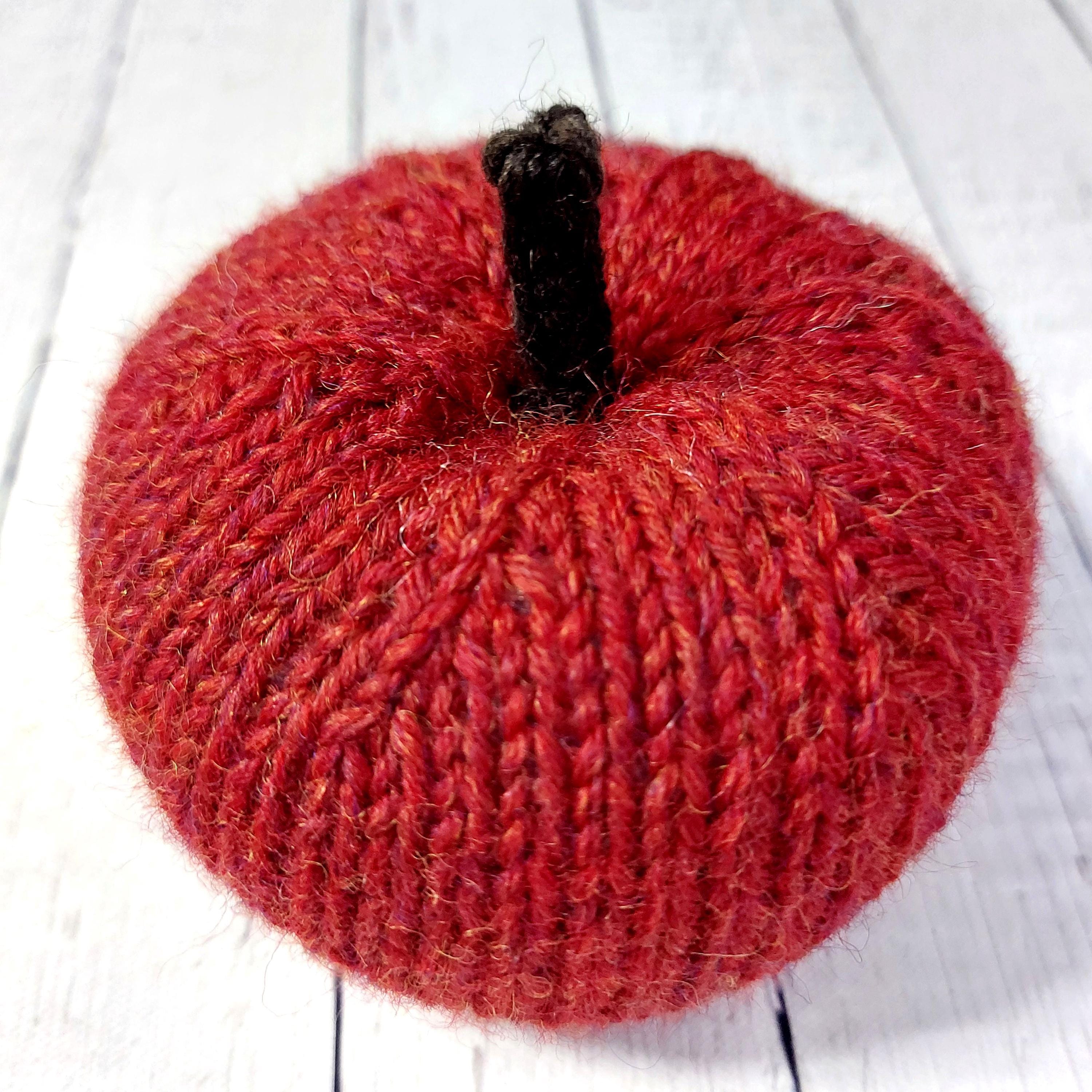 Knitting Pattern - How to Knit Stuffed Apples, 4