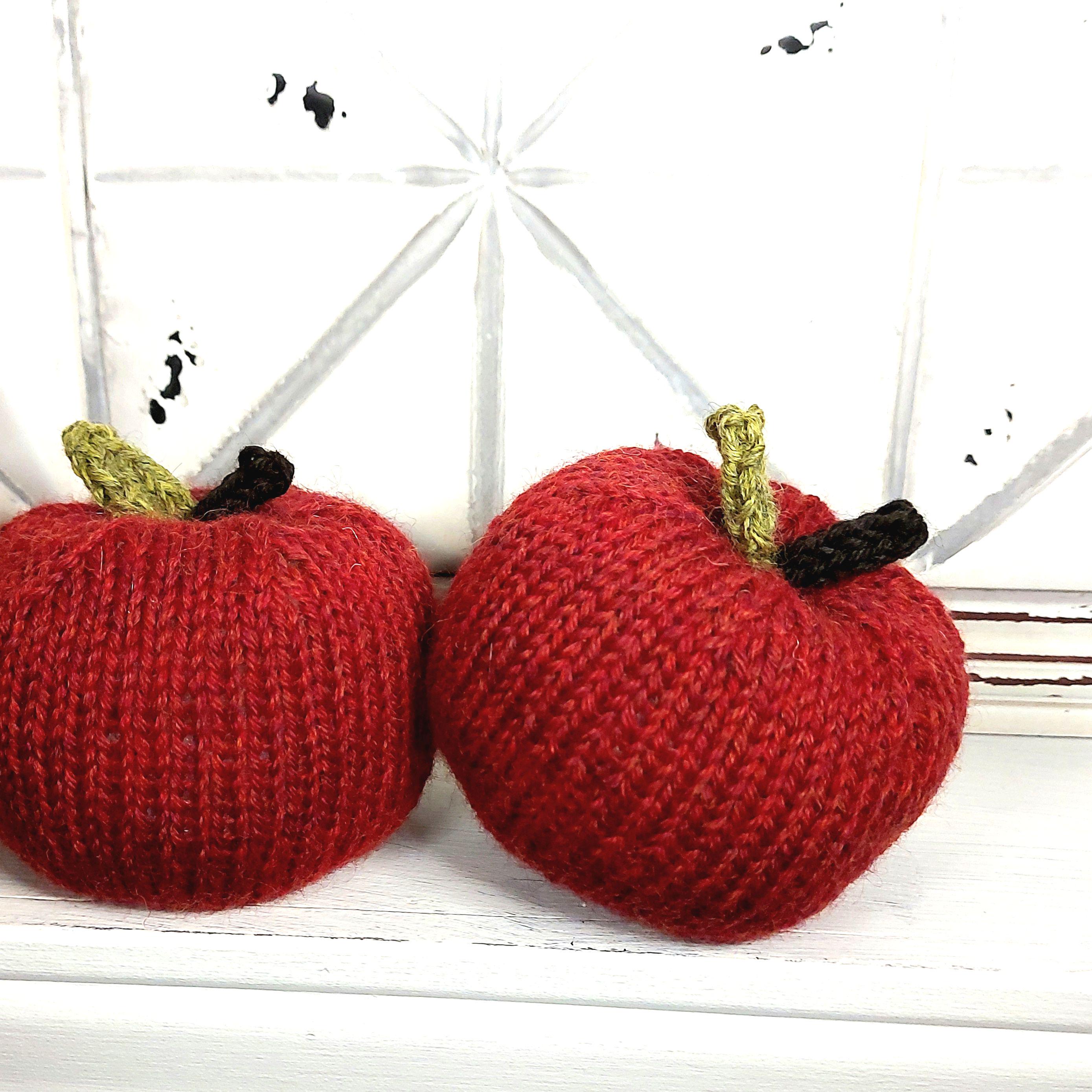Knitting Pattern - How to Knit Stuffed Apples, 4