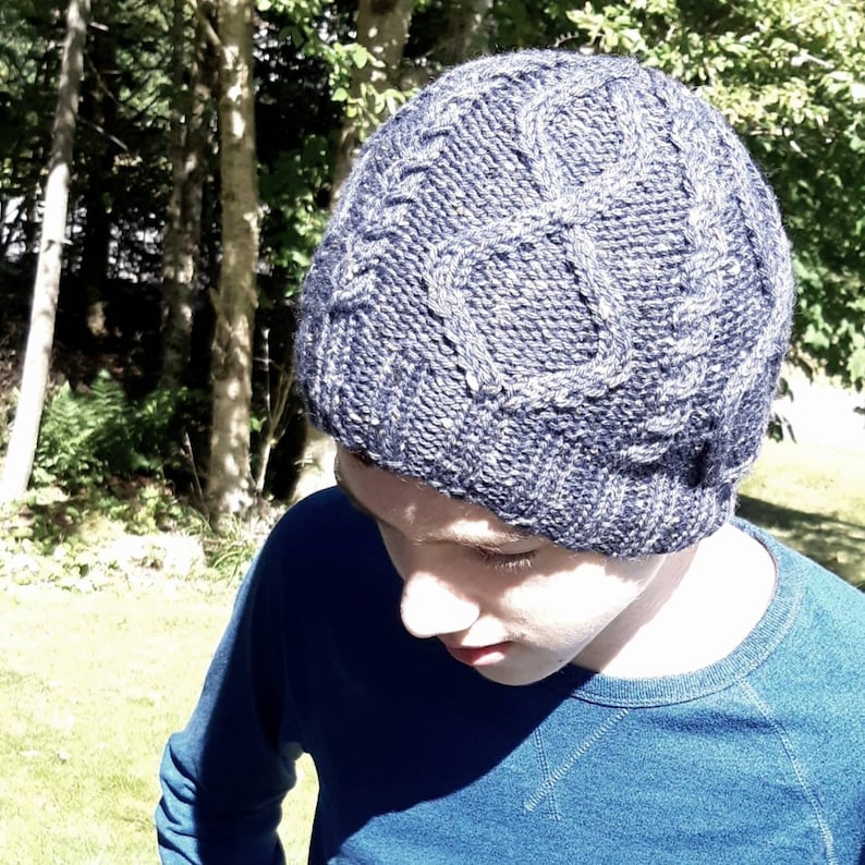Knitting Pattern Fisherman Cable Beanie Instant Download Etsy