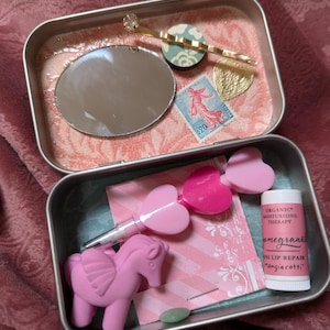 Cartera de hojalata con diseño de pájaros y flores de Altoids