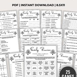 Lot de jeux pour réunion de famille, activités amusantes pour réunion de famille, idée réunion de famille, jeux adultes enfants pour réunion, réunion de famille brise-glace