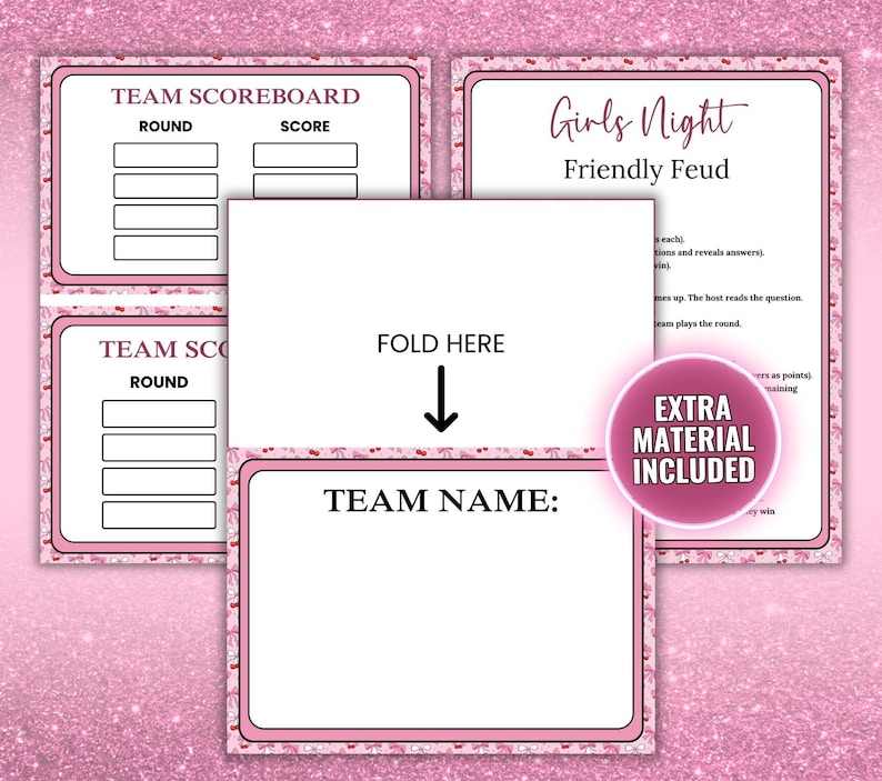 Girls Night Games Friendly Feud, Hen's Do Bachelorette Feud, Ladies ...