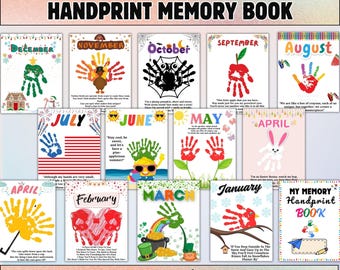 Recuerdo de huellas de manos, libro de recuerdos de huellas de manos, arte de huellas de manos, manualidades de huellas de manos, manualidades de huellas de manos imprimibles, manualidades de huellas de manos para niños, preescolar