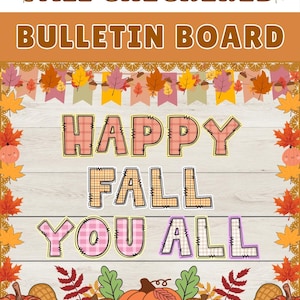 Herbst Bulletin Board Kit, Herbst Klassenzimmer Dekor, Schul Bulletin Board, Herbst Bulletin Board, Kürbis Klassenzimmer Dekor, Klassenzimmer Dekor