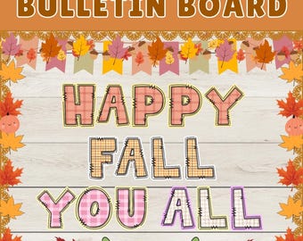 Fall Bulletin Board Kit, Autumn Classroom Decor, School Bulletin Board, Autumn Bulletin Board, Pumpkin Classroom Decor, Classroom Decor