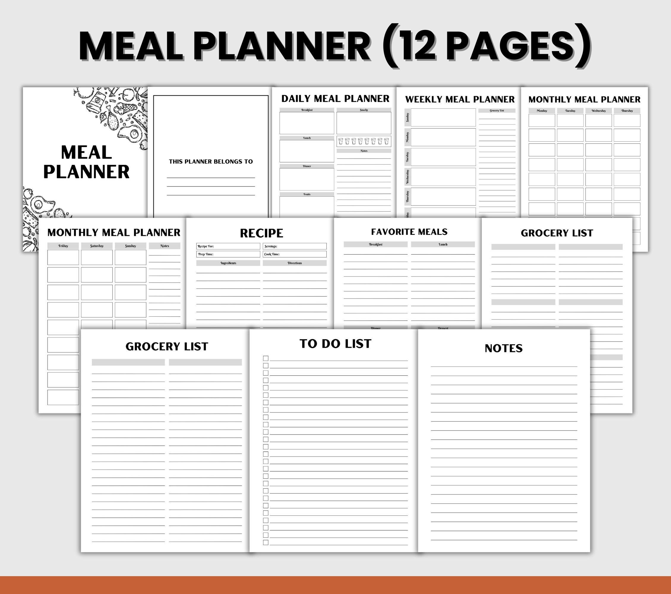 Mega ADHD Planner Bundle, Ultimate Life Planner Bundle 2025 ...
