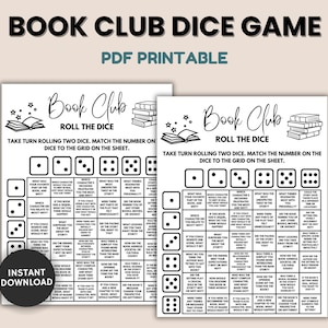 Juego de dados para club de lectura, preguntas para debates en grupo de lectura, juego de club de lectura, juego de dados para reseñas de libros, juego de fiesta de libros para chicas