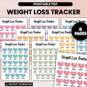 Gewichtsverliestracker afdrukbaar, digitale wekelijkse gewichtsverliestracker 6 maanden afdrukbaar, wekelijkse gewichtsverliestracker, gewichtsverliesgrafiek, gewicht