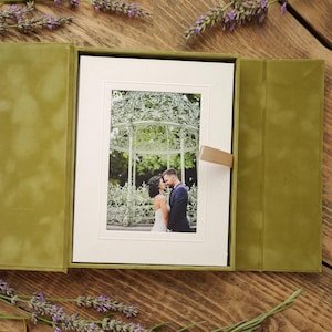 Boîte d'impression photo de luxe avec cadres en aluminium personnalisés - Idéal pour les mariages et les souvenirs spéciaux
