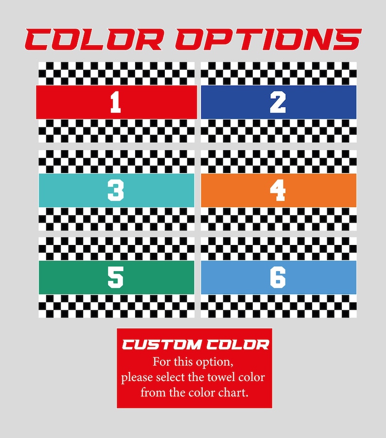 Personalized Checkered Flag Beach Towel, Custom Motorsport Gift, Personalized Racing Towel, Motorsport Lovers, Race Track Inspired Towel image 3