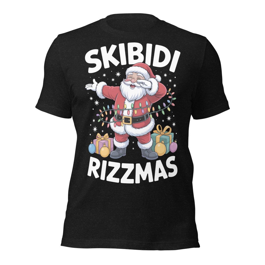 Skibidi Rizzmas Santa Shirt: Gen Alpha Funny Xmas Tee - Etsy Canada