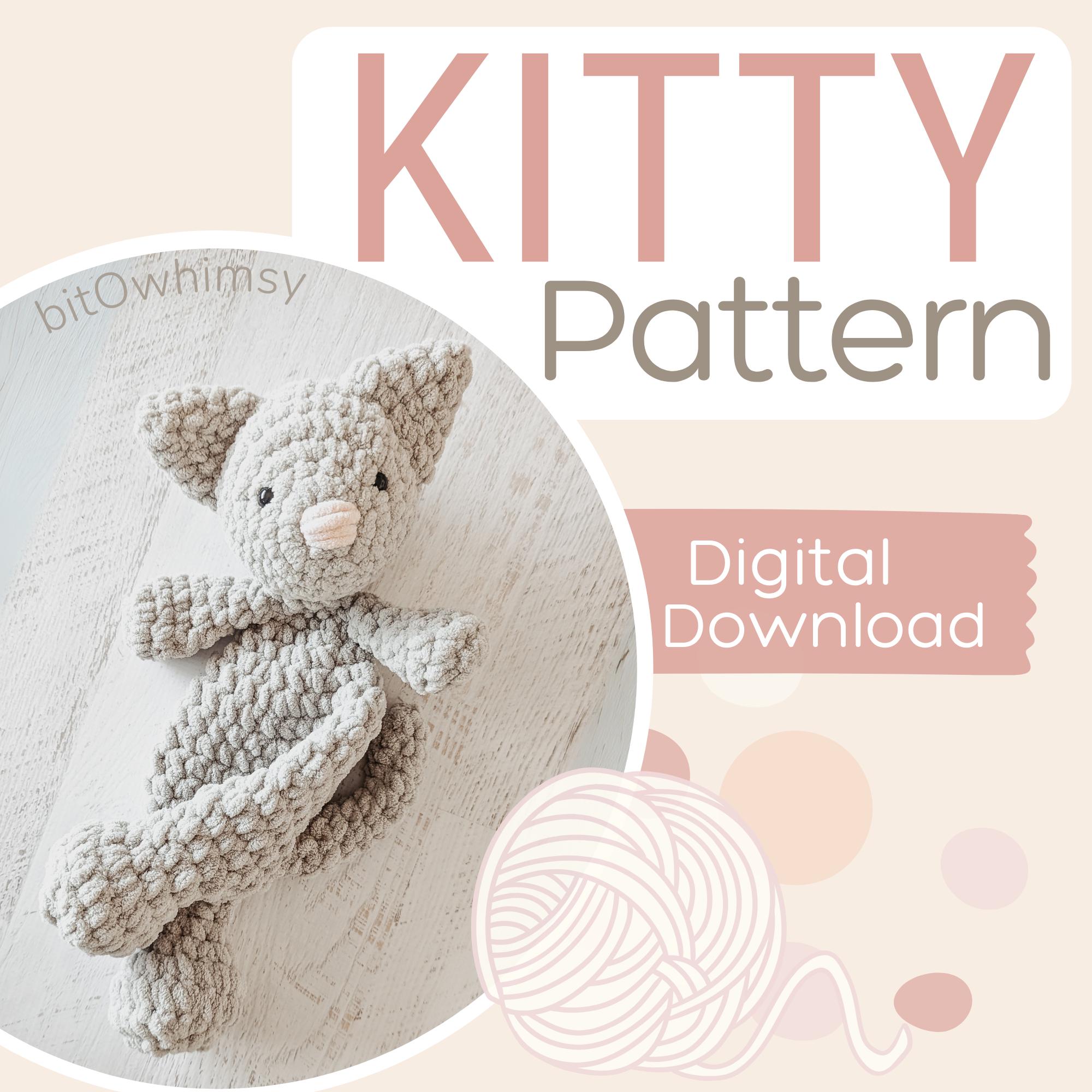 40 Kitty Crochet Patterns: Create Adorable Feline Friends at Home 5 Crochet Kitty Pattern Cat Lovey Crochet Plushie Kitten