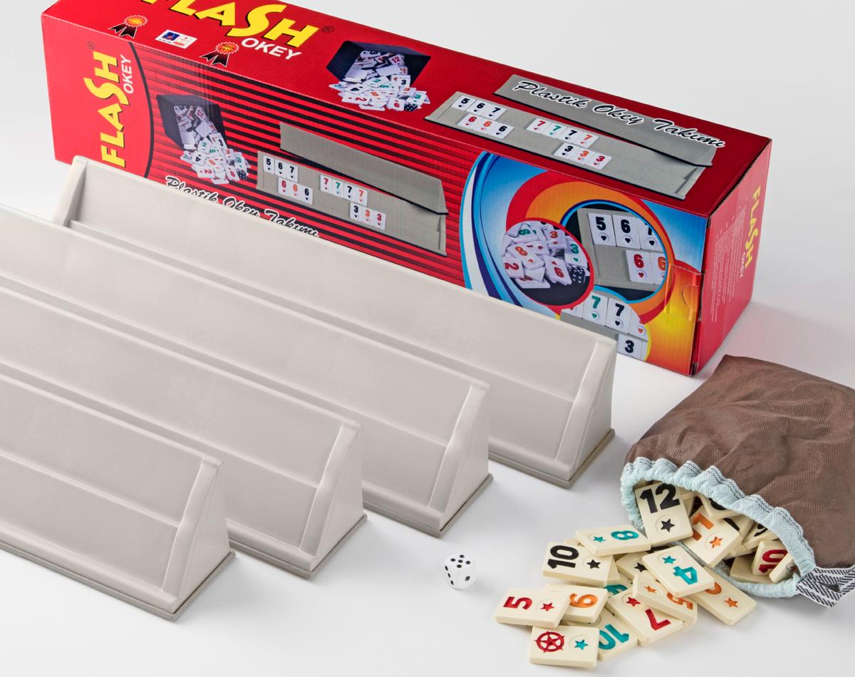 【未使用】Show Okey トルコ　ゲーム　木製 Amazon.com: Tulumba Wooden Okey Set - 4 Decks & 106 Chips - Multi