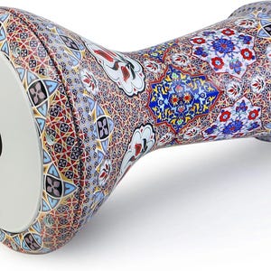 Darbuka professionale orientale, in alluminio pressofuso, con accessori (Lale)