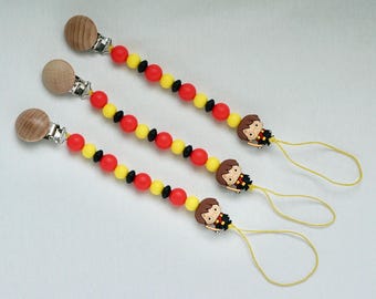 Harry Potte Pacifier Clip/ Wizard Boy Pacifier Clip/ Newborn Pacifier Clip/ Baby Shower Gift/ Pacifier Holder/ Baby Pacifier Clip