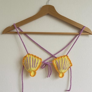 Seashell crochet top pattern for kids