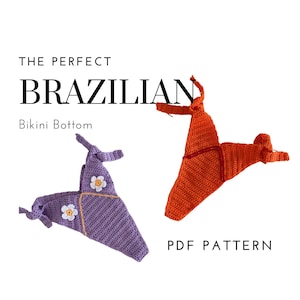 Brazilian bikini bottom crochet pattern