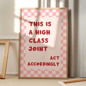 Detta är en högklassig canvasposter med gemensamma citat, trendig väggkonst, typografisk estetisk dekor, retro heminredning, tryckt gåva