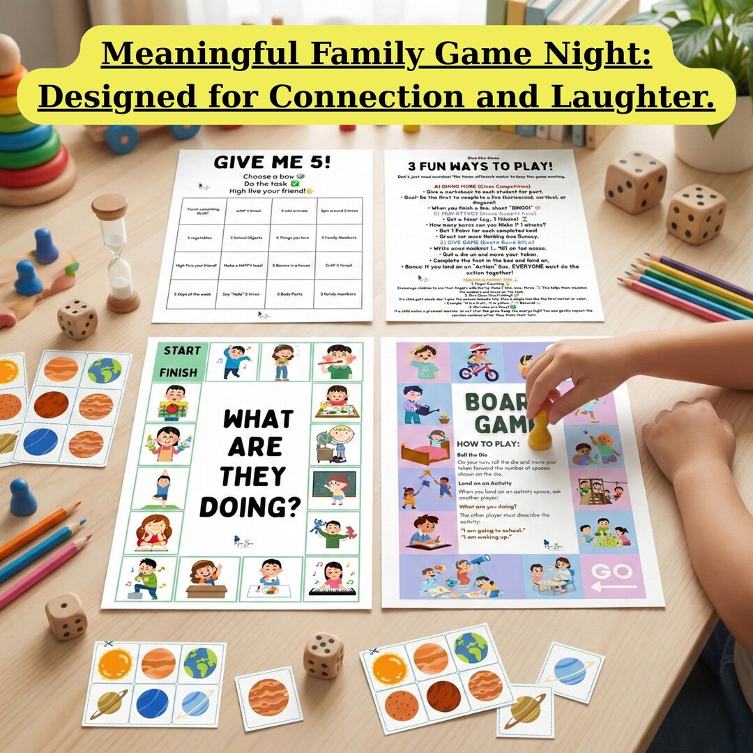 Educational Board Game Bundle, ADHD Learning Resource, School Counselor ...