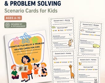 Cognitive Flexibility & Problem Solving Cards for Kids, Decision Making Activities