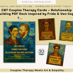Afdrukbare therapiekaarten voor koppels, hulpmiddelen voor emotionele verbinding en communicatie, informatie voor huwelijkstherapie en counseling voor stellen, therapiekaarten