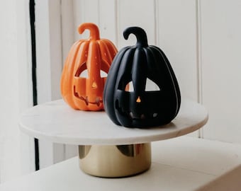 Portacandele A Forma Di Zucca Halloween – Decorazione Per Esterni, Tavolo E Feste Spaventose