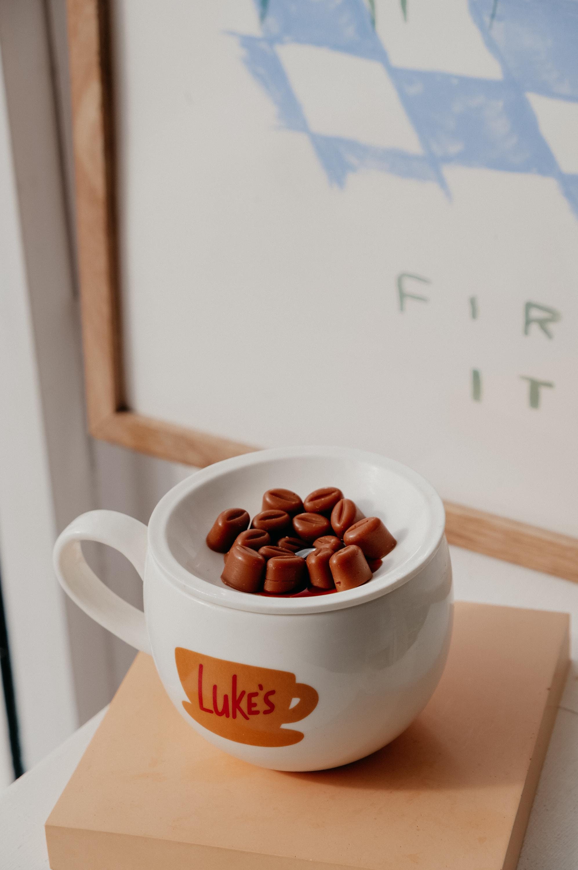 コレクション Luke Chueh coffee cup Luke's Diner Gilmore Inspired 2 in 1 Coffee Cup Melt Burner and