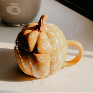 Halloween Summerween Retro 60s Style Ghost Sunglasses Mug | Autumn Spooky Creepy Home Decor Gift