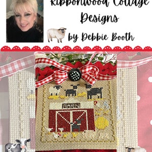 Cross Stitch Pattern | Farmhouse Acres The Barn | Cross Stitch pattern chart | Digital Download Printable