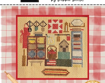 Cross Stitch Pattern Prim Kitchen | Prim Series