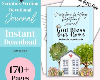 God Bless Our Home Scripture Writing Journal | Women's Devotional (Digital Download)