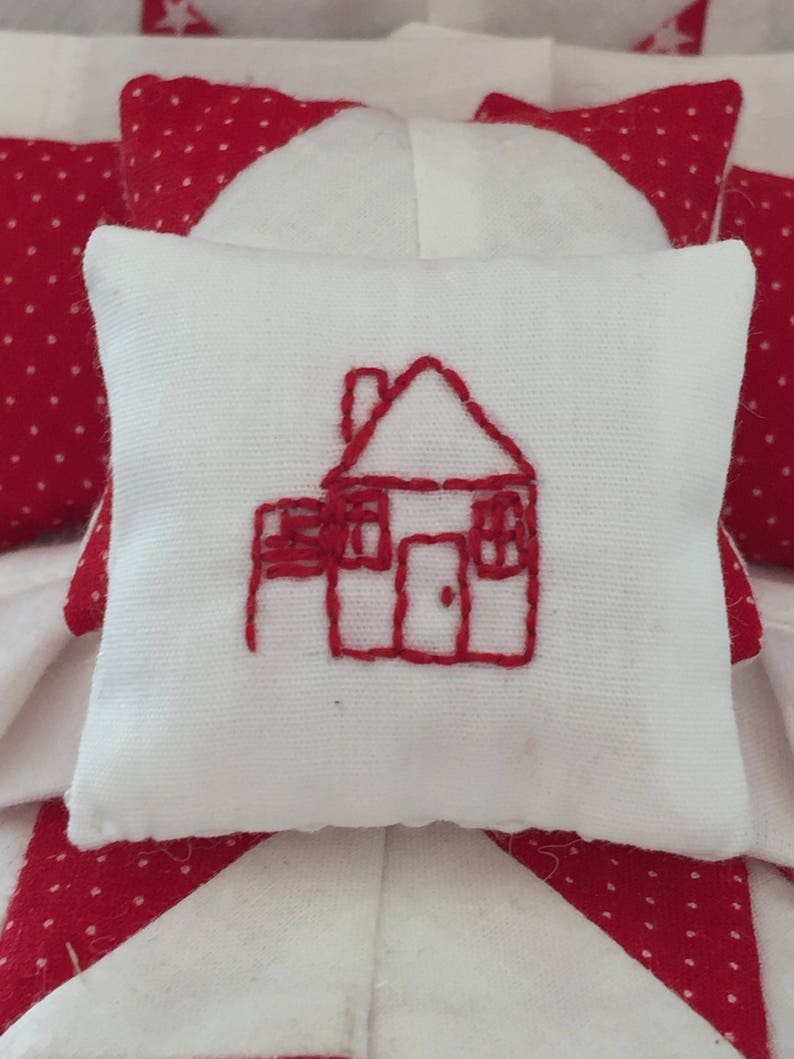 Sewing Pattern Miniature Patchwork and Pillow Farmhouse PDF - Etsy