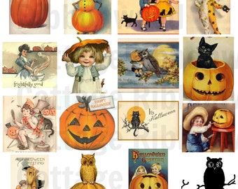 Halloween Printable - Vintage Clipart - Halloween Collection Digital