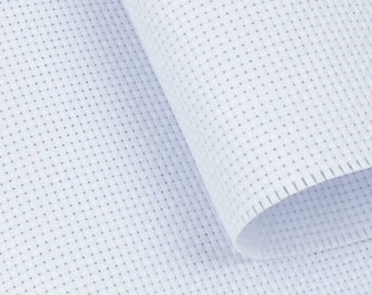 14 Count White Aida Cloth – Cross Stitch Embroidery Fabric (12x18-Inch)