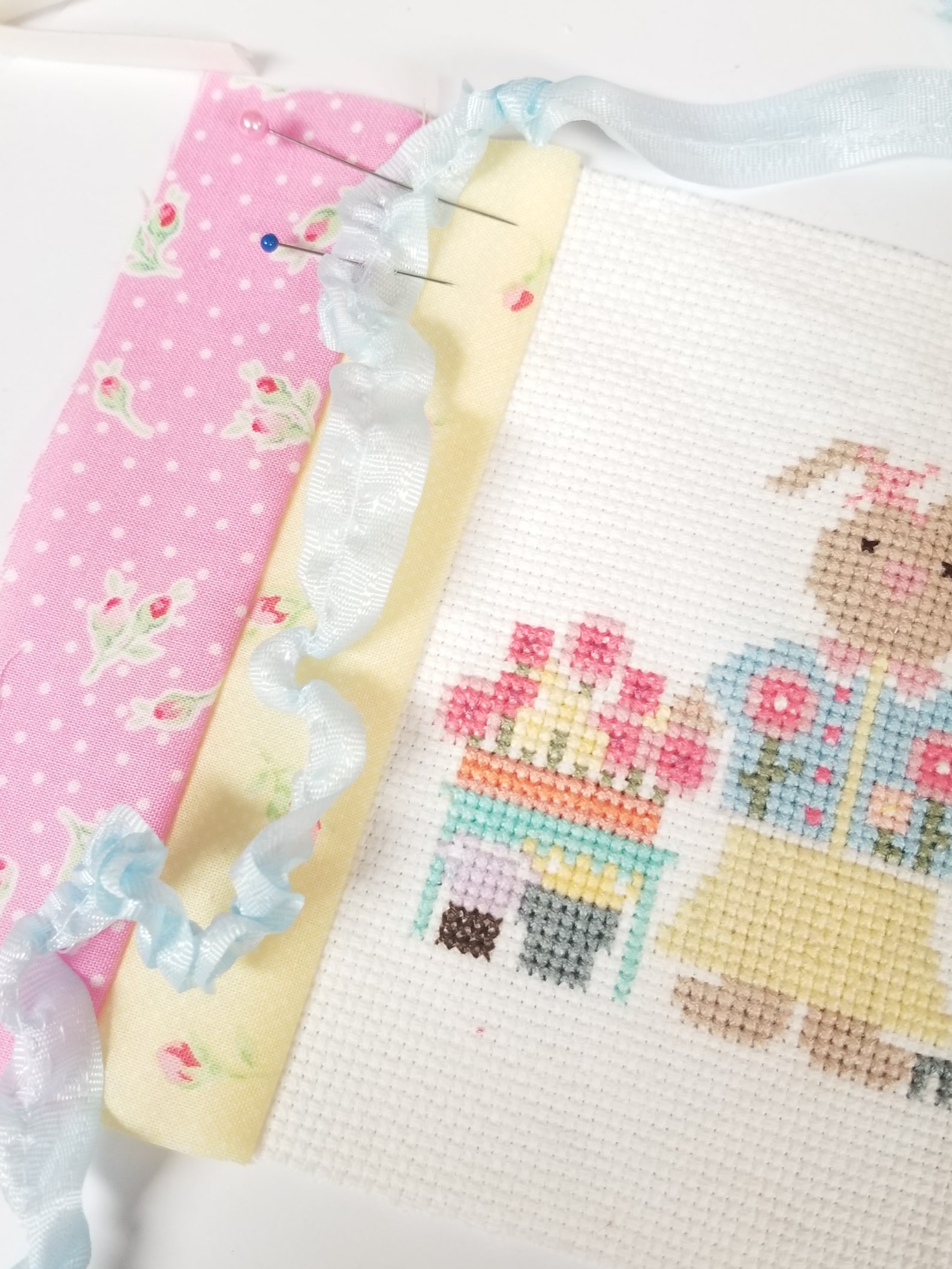 Cross Stitch Pattern Spring Bunny Flowers PDF Digital Download - Etsy