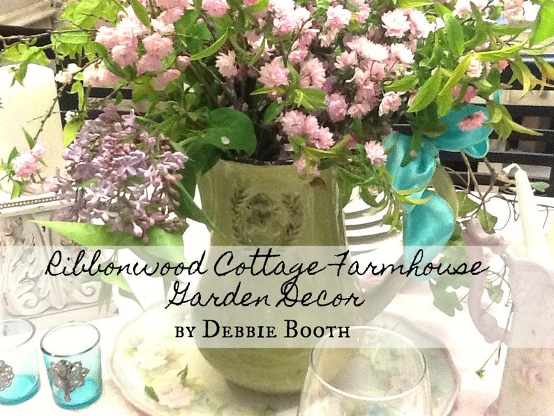 Cottagecore Garden and Farmhouse Style Decorating Ideas Ebook image 1