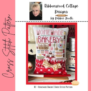 Homemade Bakery Cross Stitch Chart | Vintage Kitchen (Digital Download)