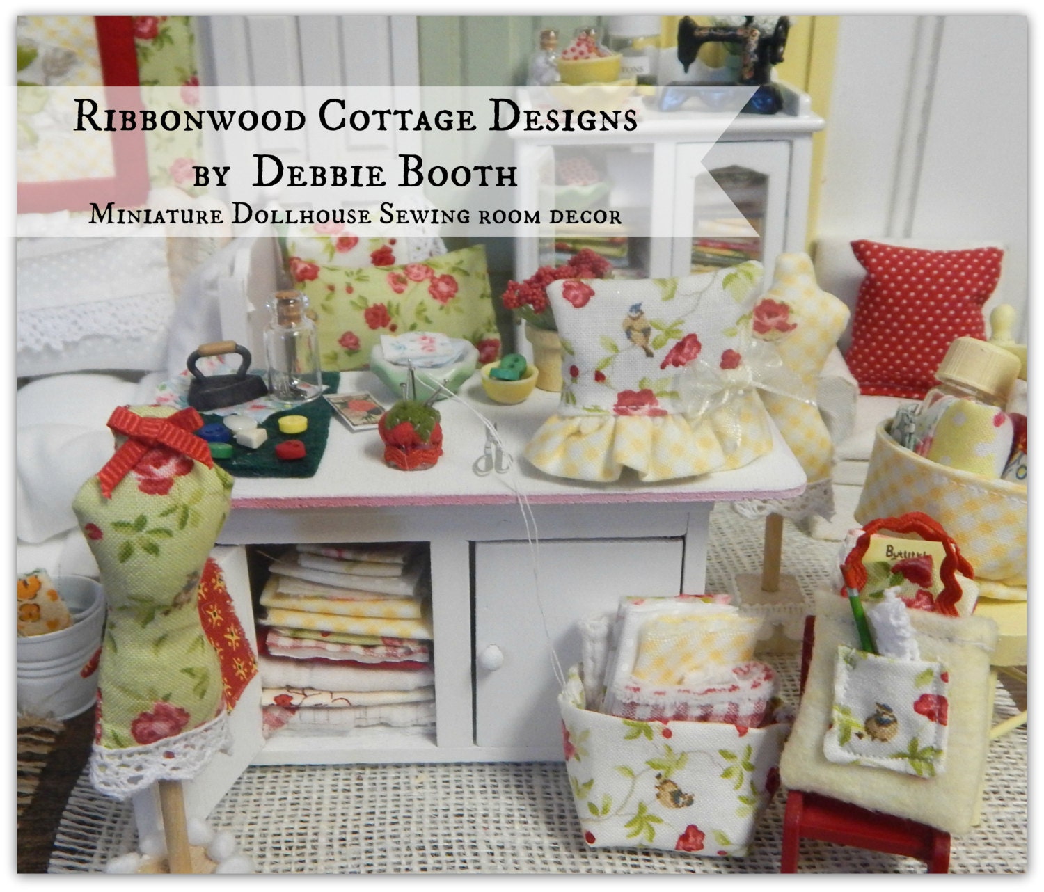 Diy miniature sewing room kit new arrivals