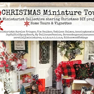 Christmas Miniature Tour - 29 page Miniaturist Collective