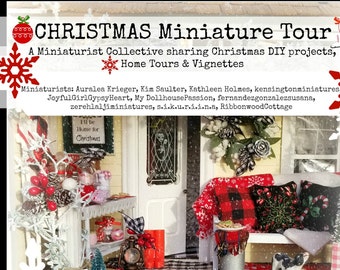 SALEChristmas Miniature Tour - 29 page Miniaturist Collective