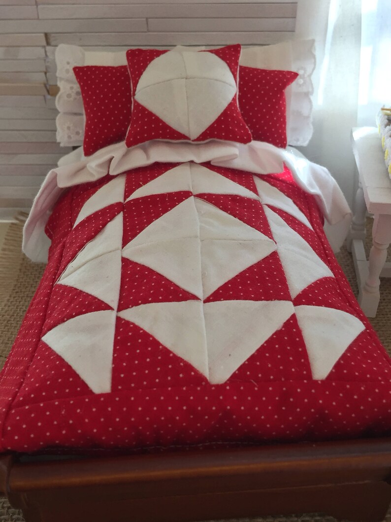 Sewing Pattern Miniature Patchwork and Pillow Farmhouse PDF - Etsy
